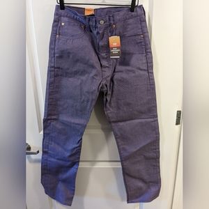 Men's Purple Levi 501 Shrink to Fit Jeans NWT